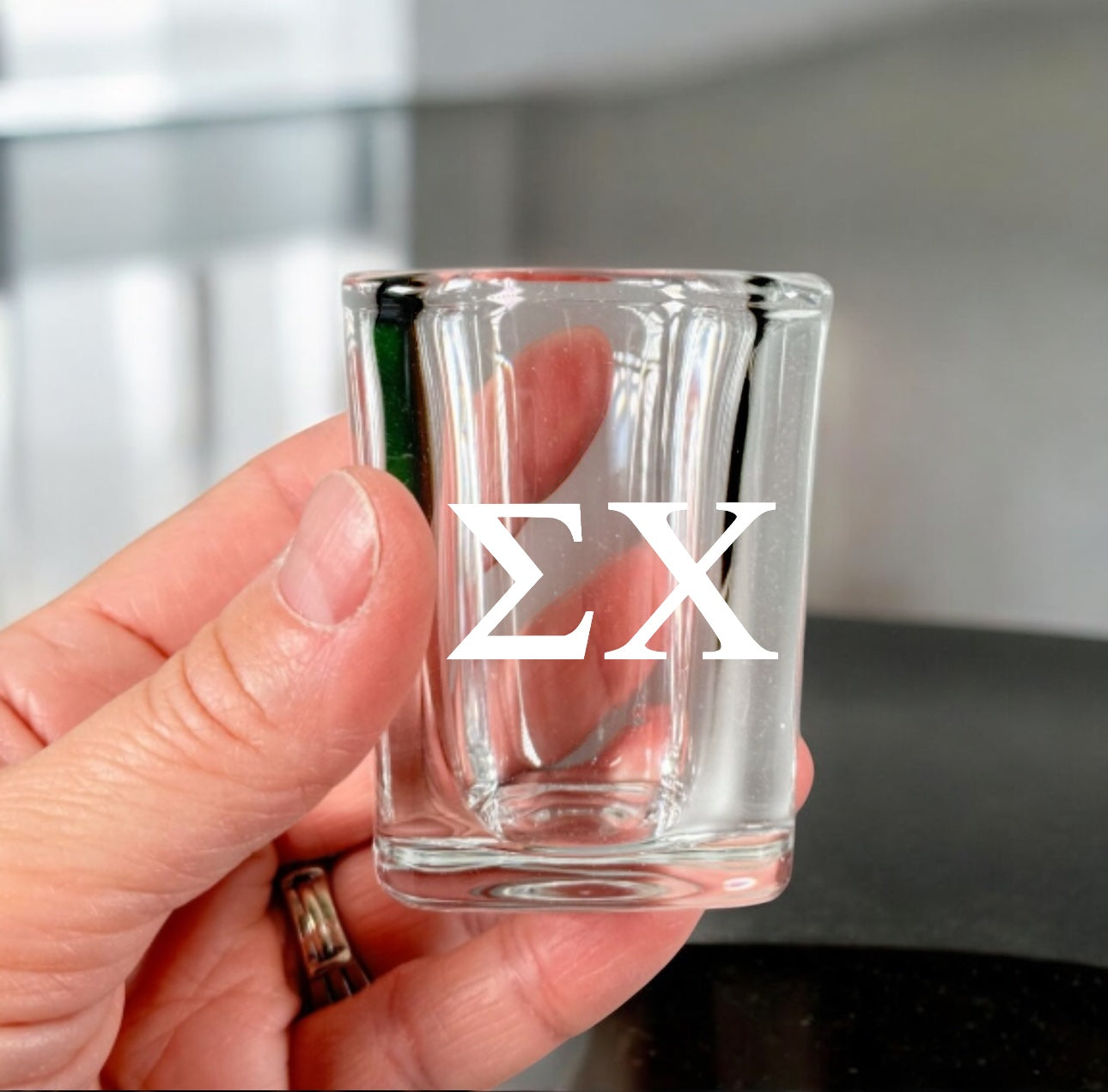 Custom Sigma Chi (ΣΧ) Fraternity 2oz Glass