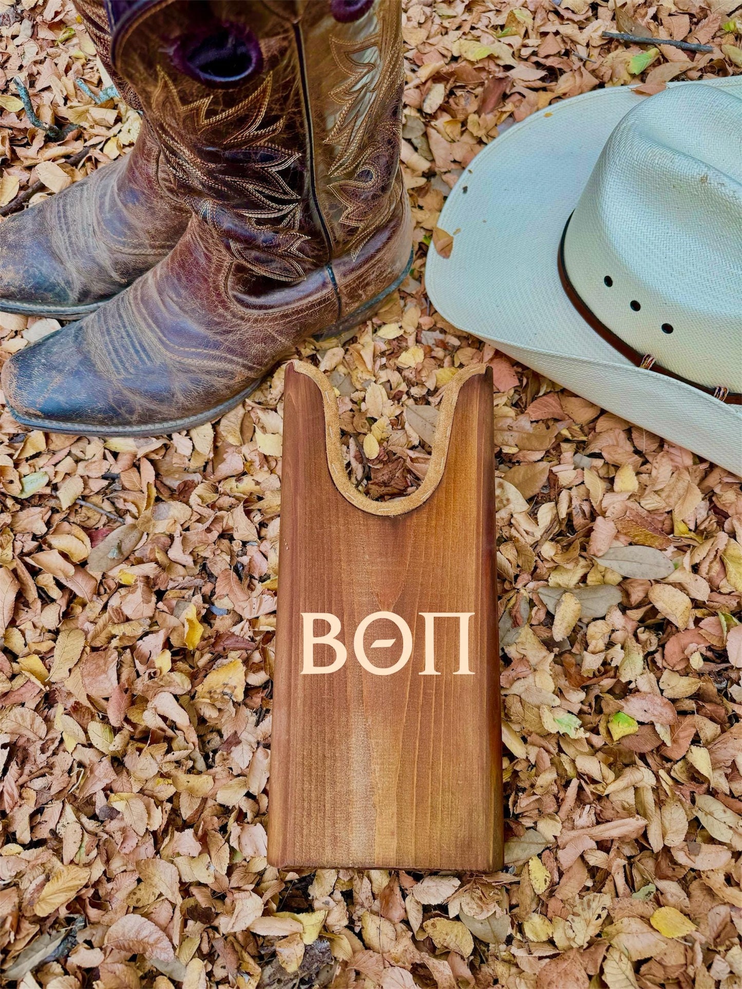 Beta Theta Pi Fraternity Wooden Boot Jack| Custom Boot Jacks| Cowboy Boots |Fraternity Gift|College Gift| Officially Licensed Accessories