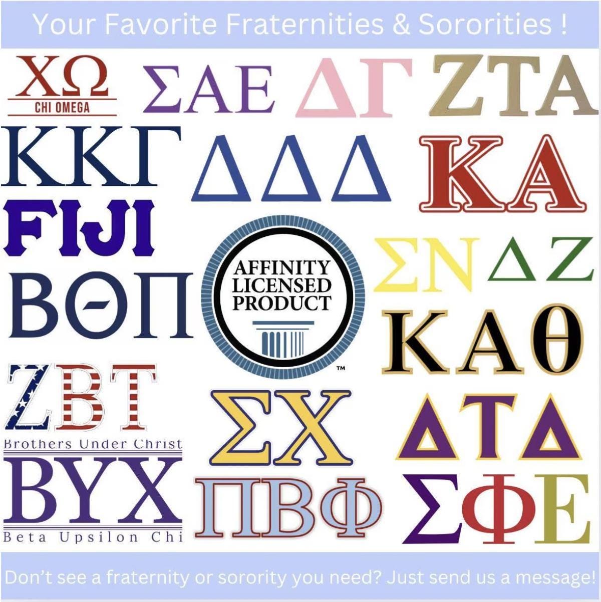 Custom Wooden Greek Letter Cutouts | Fraternity & Sorority Wall Decor | Personalized Greek Life Gift for Dorm, Chapter House, or Events