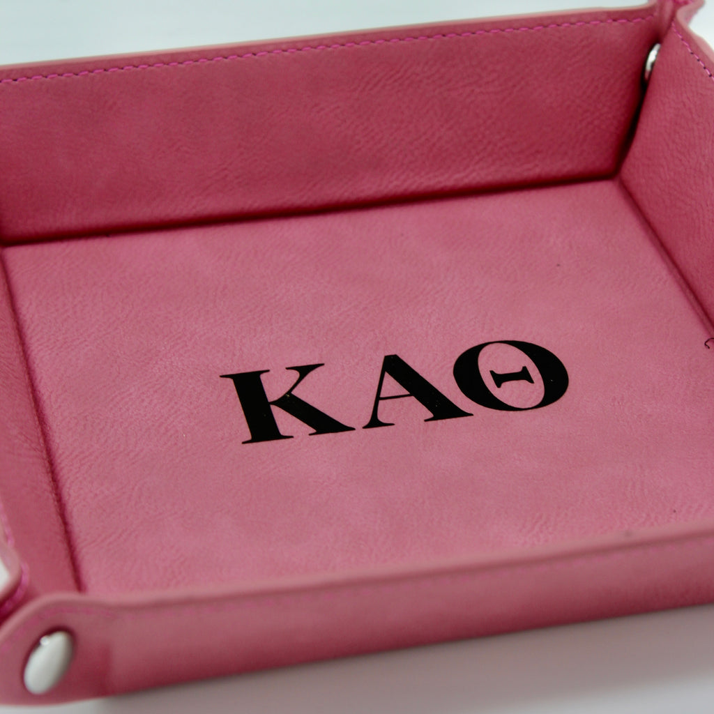 Greek Life Leather 6' x 6' Catchall Trays