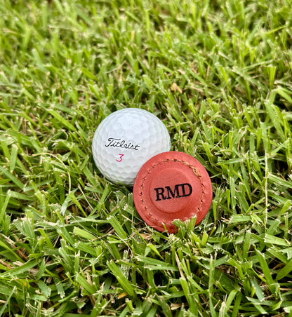 Phi Kappa Psi (ΦΚΨ) Leather Golf Ball Markers – Set of 2