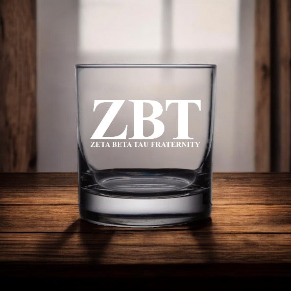 Custom Zeta Beta Tau (ZBT) 10.5 oz Glasses