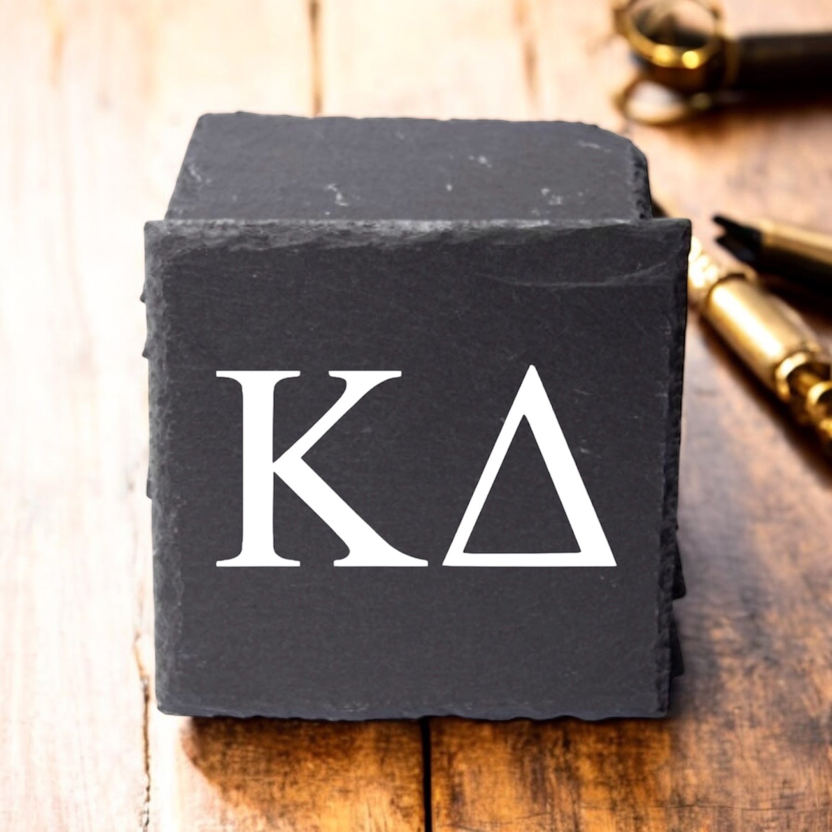 Kappa Delta (ΚΔ) Slate Coasters (4)