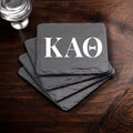 Kappa Alpha Theta (ΚΑΘ) Slate Coasters (4)