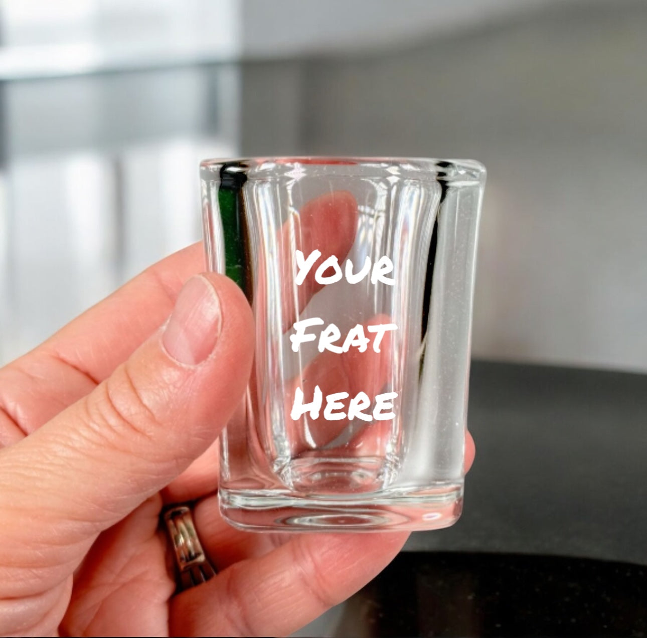 Custom Fraternity 2 oz Glasses