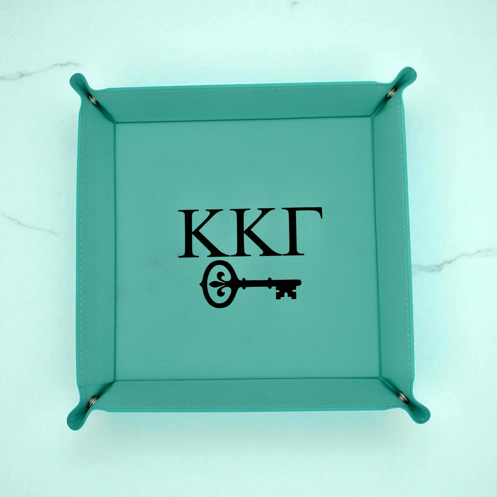 Greek Life Leather 6' x 6' Catchall Trays