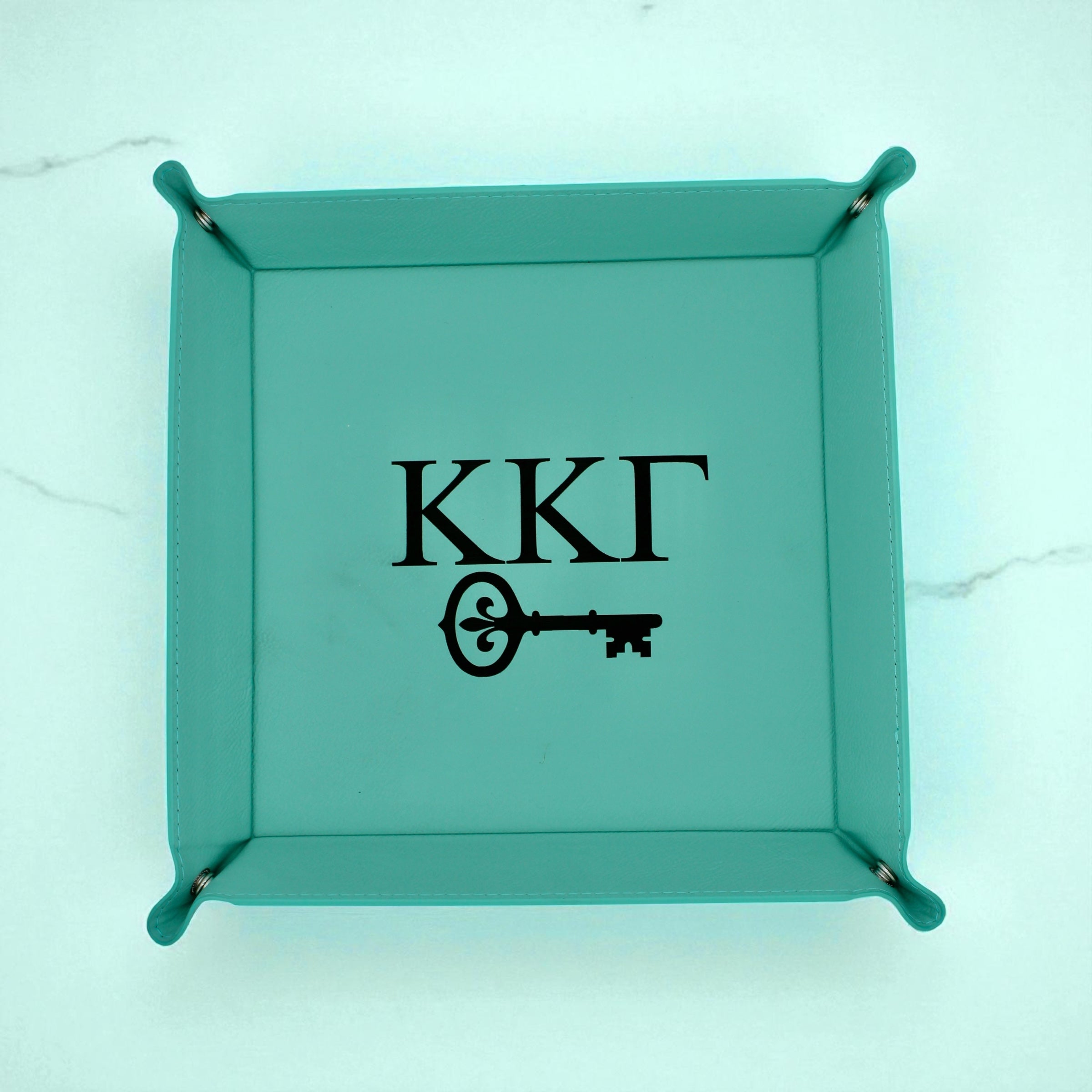 Greek Life Leather 6' x 6' Catchall Trays