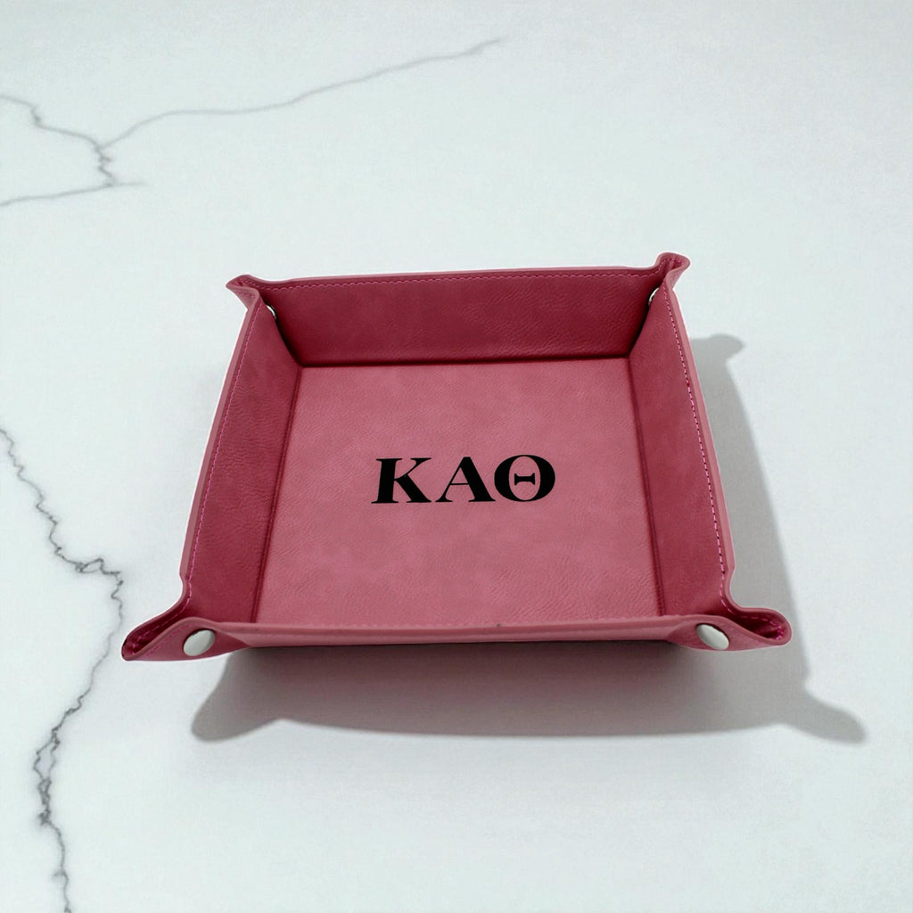 Greek Life Leather 6' x 6' Catchall Trays
