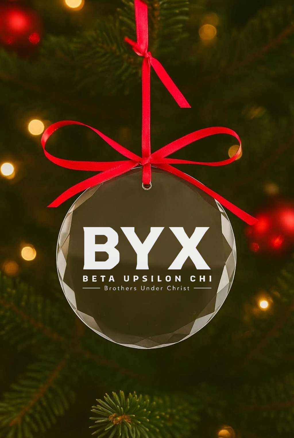 Fraternity Glass Crystal Ornaments