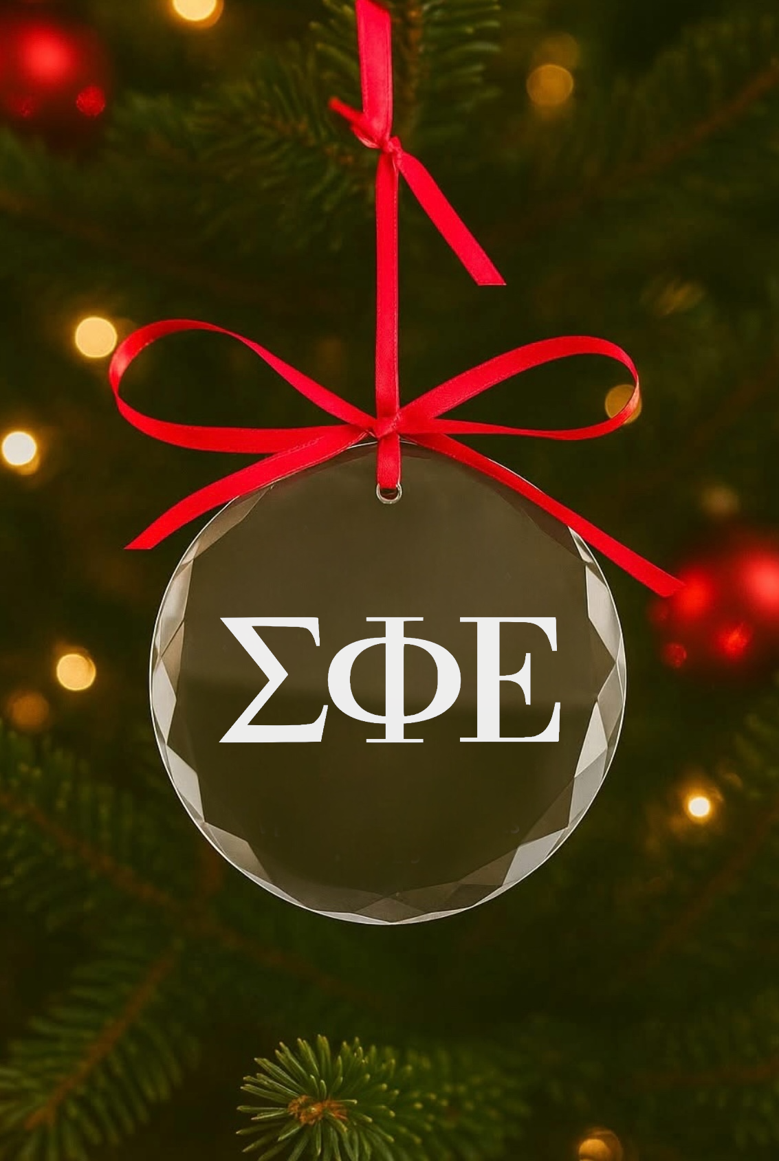 Fraternity Glass Crystal Ornaments