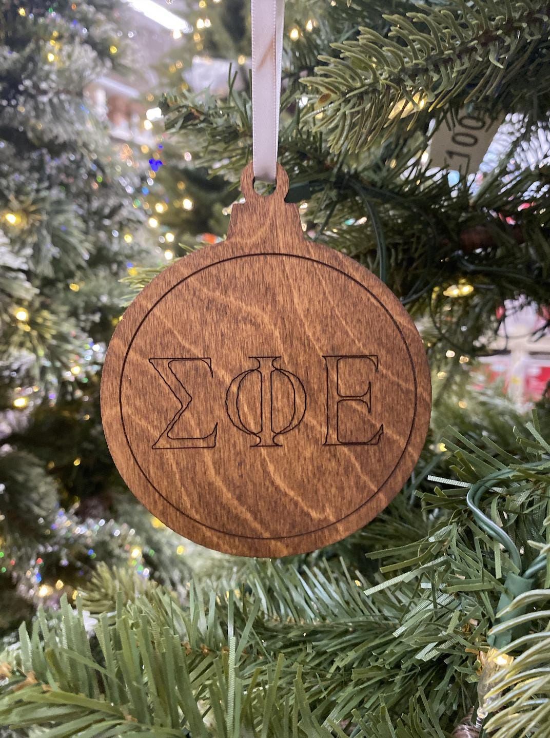 Sigma Phi Epsilon Christmas Ornaments| Sig Ep Ornaments |Fraternity Gift | Greek Life Gift| College Gift| Officially Licensed Accessories