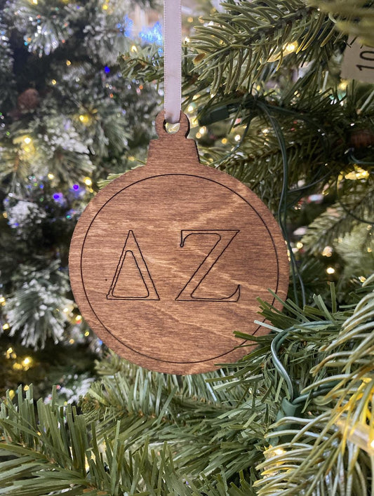 Delta Zeta Christmas Ornaments| DZ Ornaments| Custom Sorority Ornaments| Greek Life & College Gifts| Officially Licensed Accessories