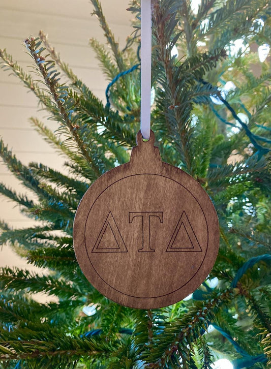 Delta Tau Delta Ornament| Delt Ornament| Fraternity Christmas Ornament| Greek Life Gift| College Gift| Officially Licensed Accessories