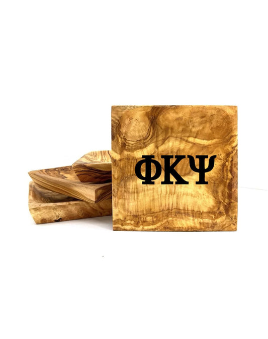 Phi Kappa Psi Olive Wood Catchall| Phi Psi Catchall|Custom Fraternity Gifts|Greek Life Gift|College Gift| Officially Licensed Accessories