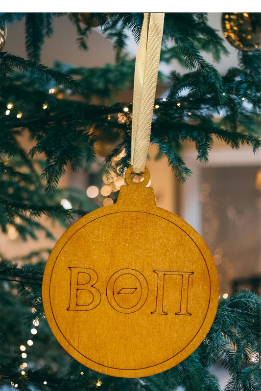 Beta Theta Pi Christmas Ornaments| Beta Frat Gifts| Fraternity Ornament| Greek Life Gift| College Gift| Officially Licensed Accessories