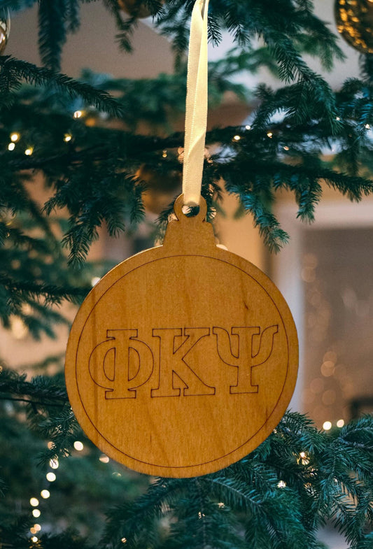 Phi Kappa Psi Christmas Ornaments|Phi Psi Frat Gifts| Fraternity Ornament| Greek Life Gift| College Gift| Officially Licensed Accessories