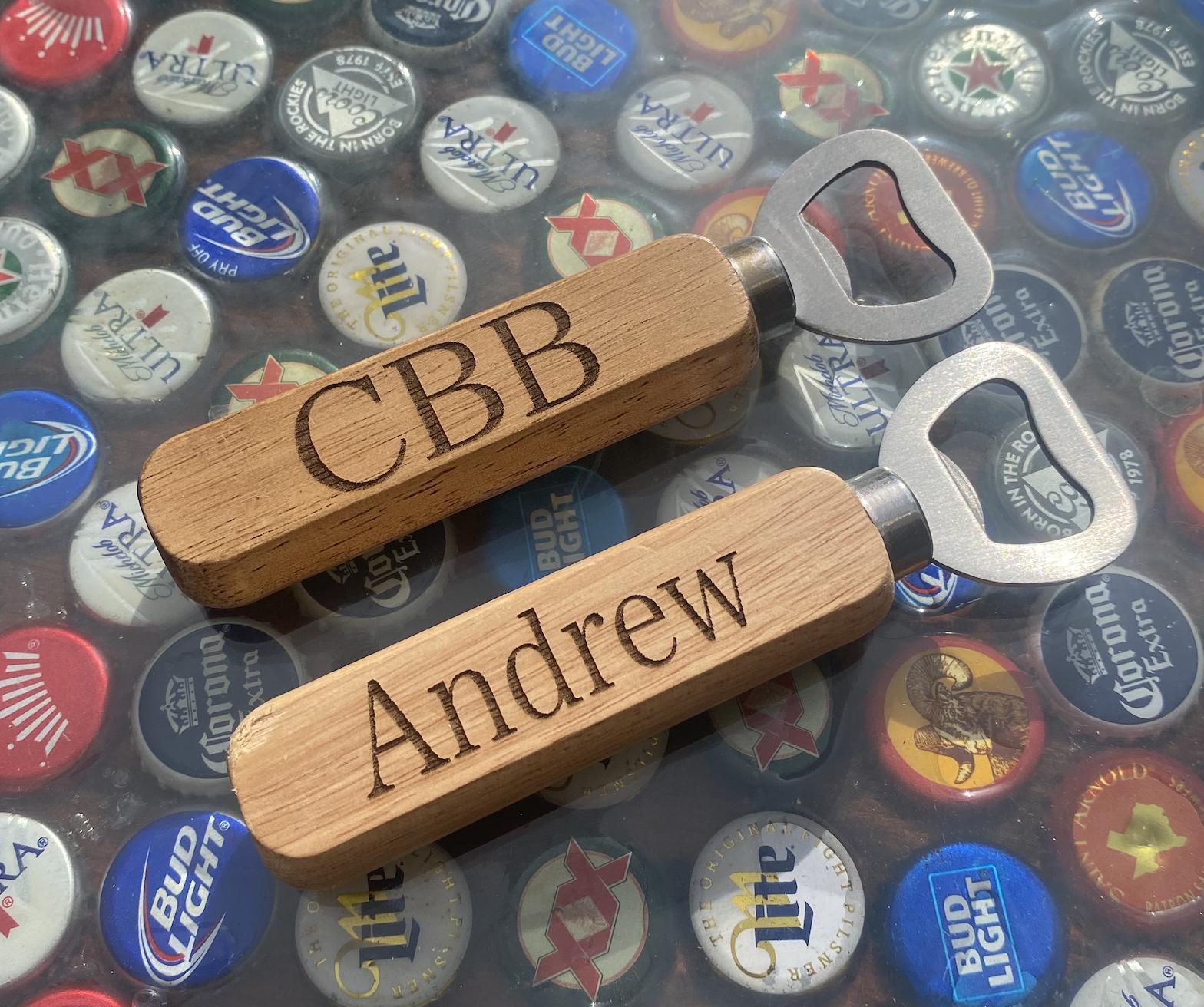 Custom Fraternity Wooden Handle Bottle Opener| Greek Life Bottle Openers| Fraternity Gifts| College Gift| Officially Licensed Accessories