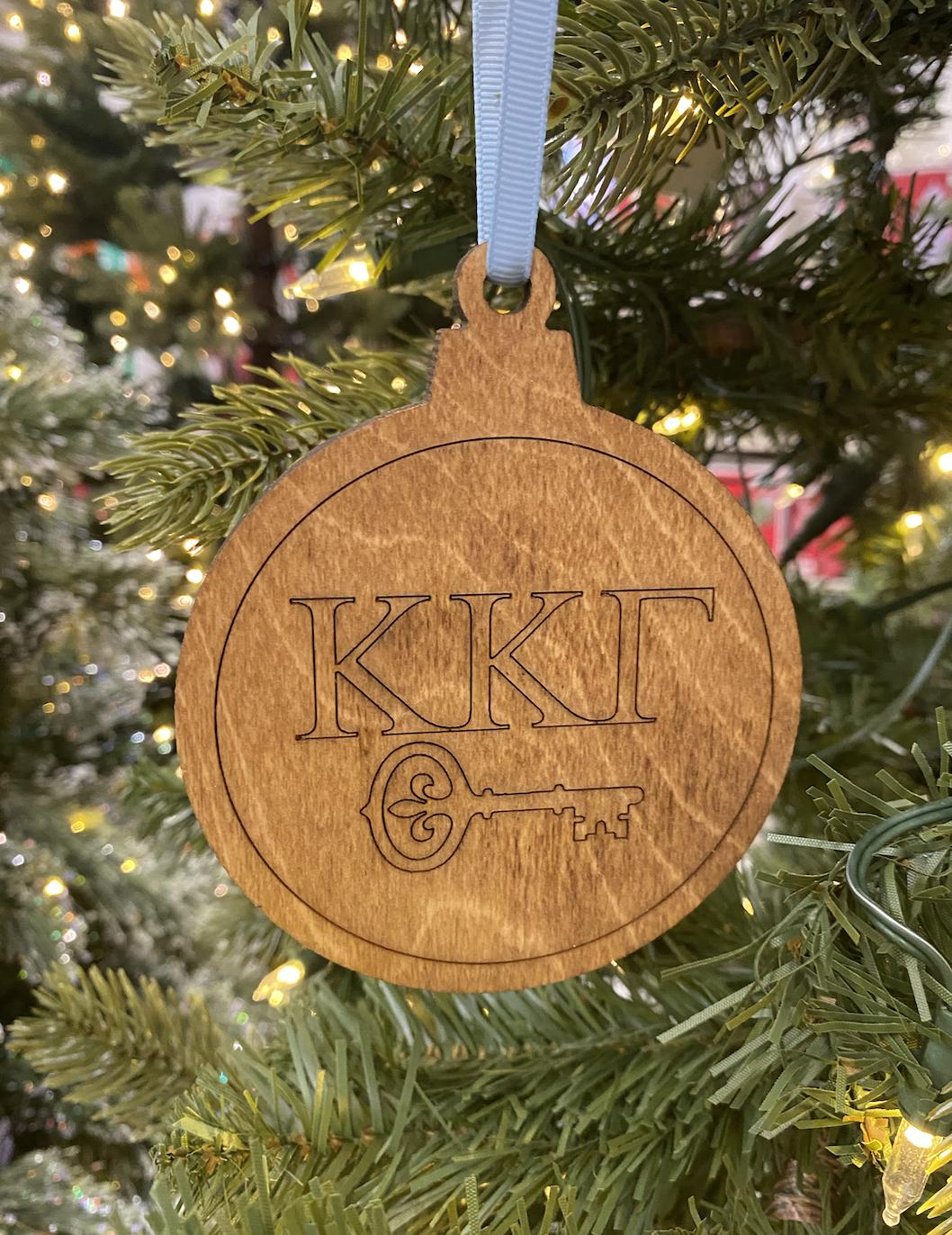 Kappa Kappa Gamma Christmas Ornament| Kappa Ornament| Sorority Ornament| Greek Life Ornament| College Gifts| Officially Licensed Accessories