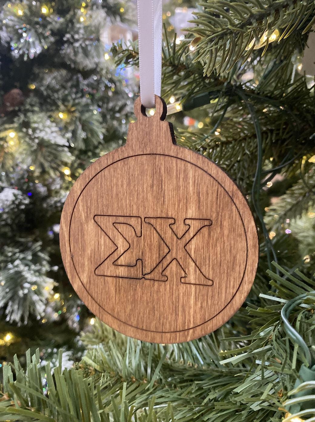 Sigma Chi Christmas Ornaments| Sig Chi Ornaments| Custom Fraternity Ornament| Greek Life Gift |College Gift| Officially Licensed Accessories