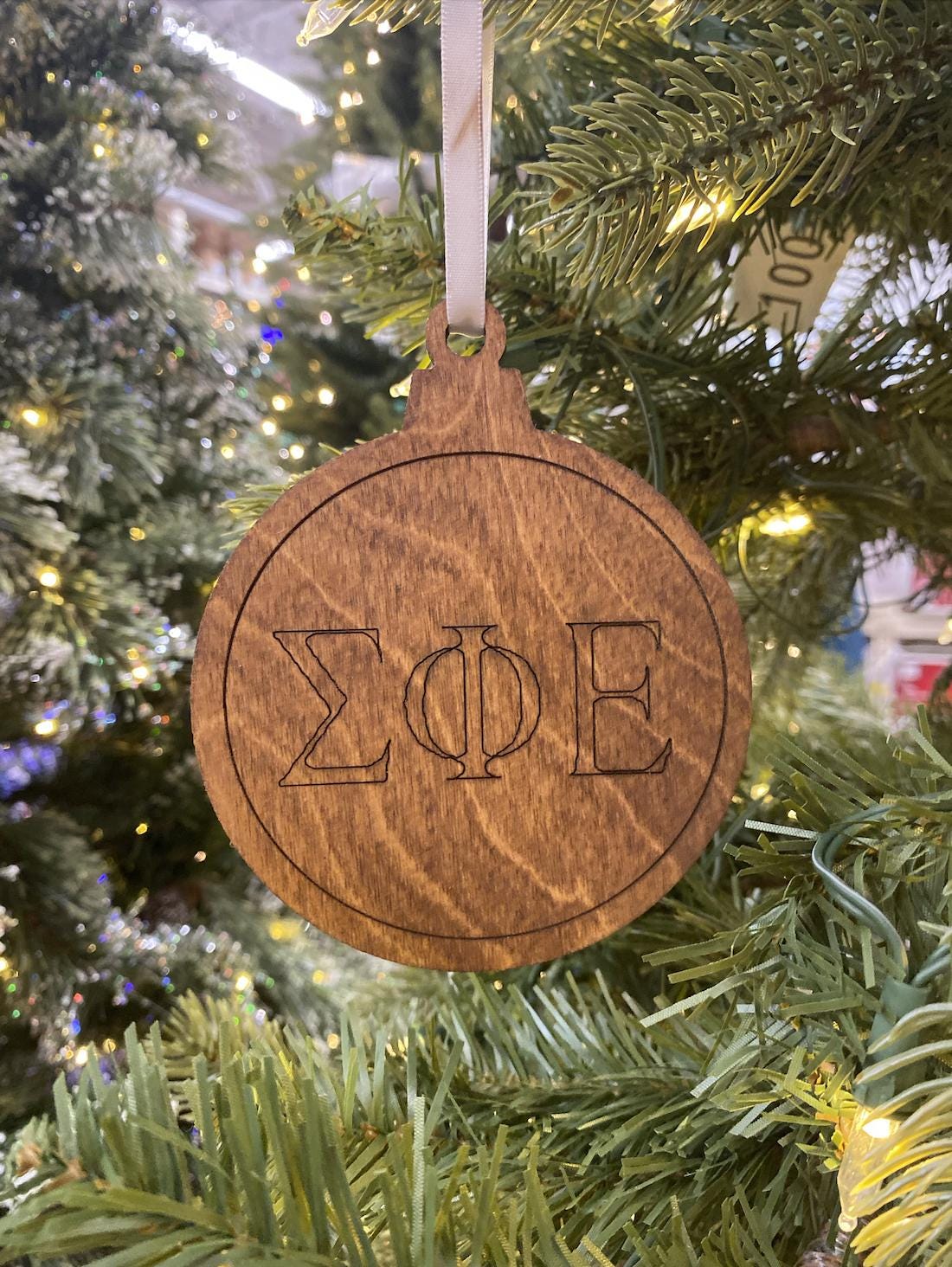 Sigma Phi Epsilon Christmas Ornaments| Sig Ep Ornaments |Fraternity Gift | Greek Life Gift| College Gift| Officially Licensed Accessories