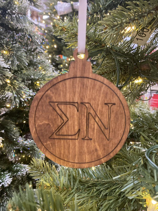 Sigma Nu Ornament| Fraternity Christmas Ornament| Greek Life Gift| College Gift| Officially Licensed Accessories