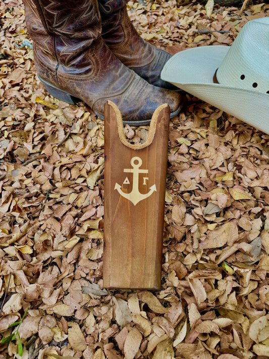 Custom Sorority Wooden Boot Jacks| Greek Life Boot Jacks| Cowboy Boot Gifts|Soroity Gifts |College Gift| Officially Licensed Accessories