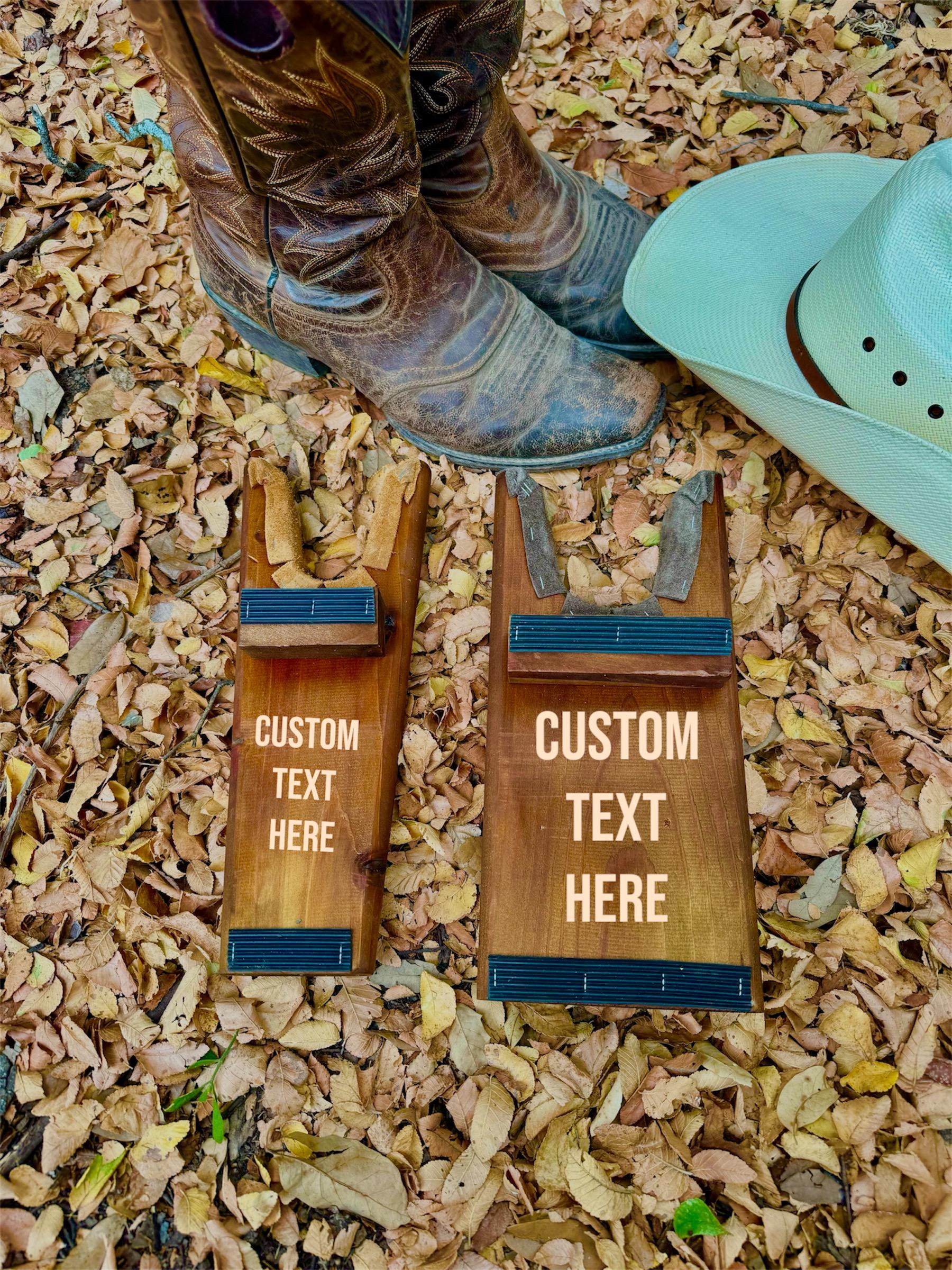 Zeta Beta Tau Fraternity Wooden Boot Jack| Custom Boot Jacks| Cowboy Boots |Fraternity Gift|College Gift| Officially Licensed Accessories