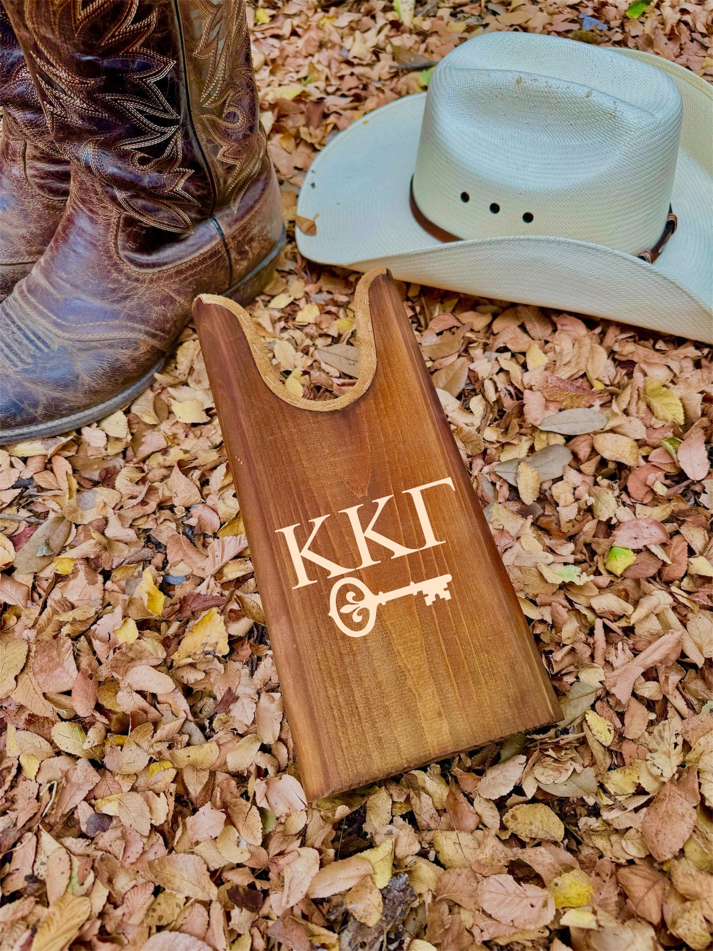 Kappa Kappa Gamma Sorority Wooden Boot Jack| Greek Life Boot Jacks| Cowboy Boots|Soroity Gift|College Gift| Officially Licensed Accessories