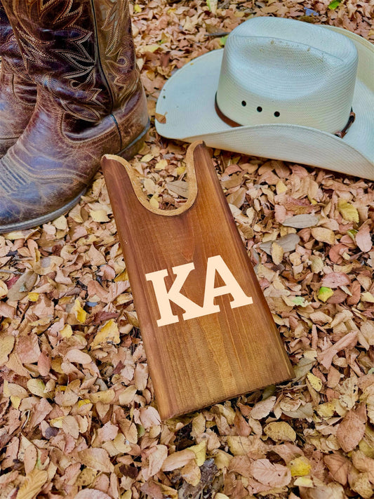 KA Order Fraternity Wooden Boot Jack| Custom Boot Jacks| Cowboy Boots |Fraternity Gift|College Gift| Officially Licensed Accessories