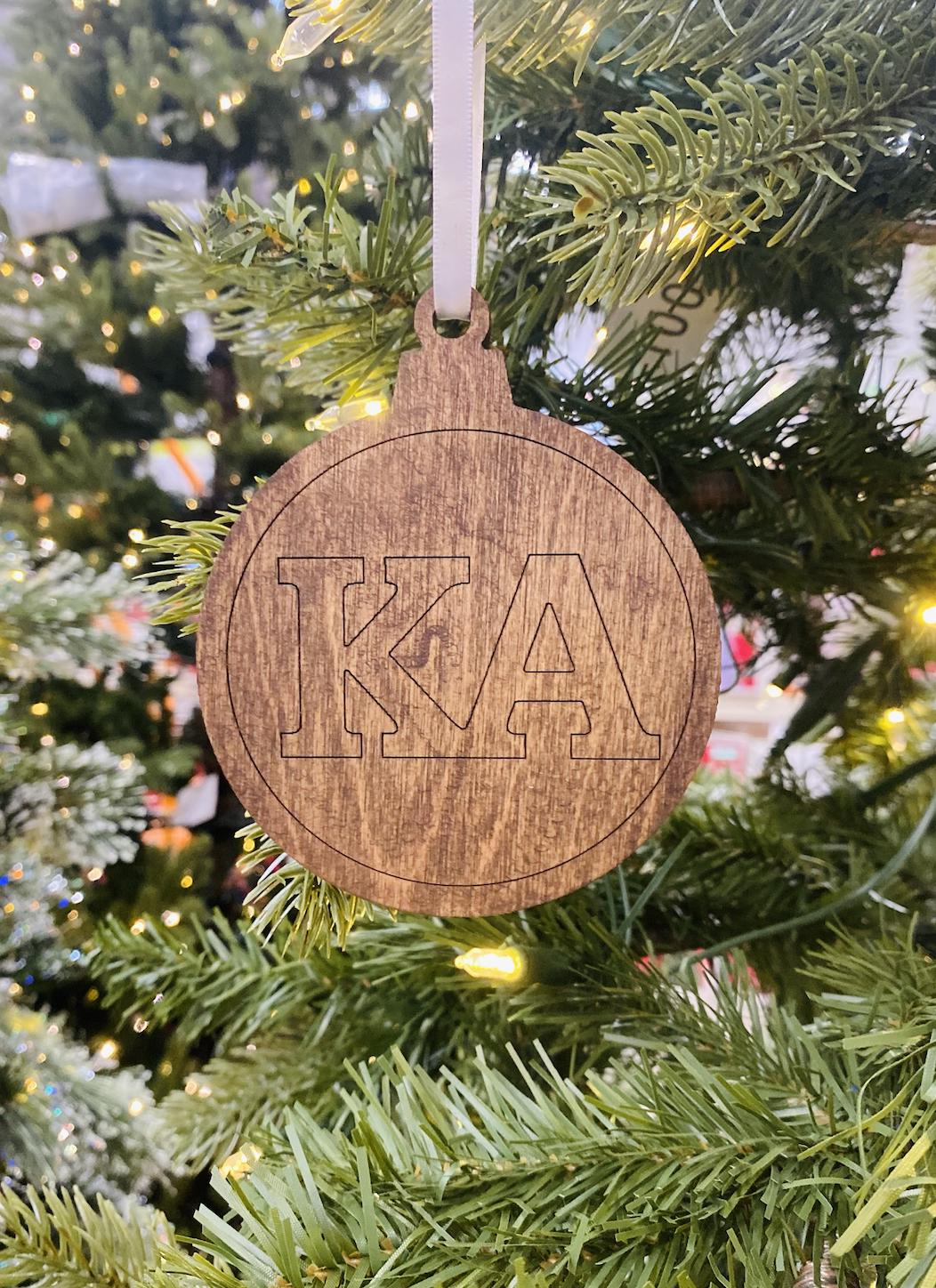 Kappa Alpha Order Custom Christmas Oranment| KA Gifts| Custom FratOrnaments|Greek Life & College Gifts| Officially Licensed Accessories