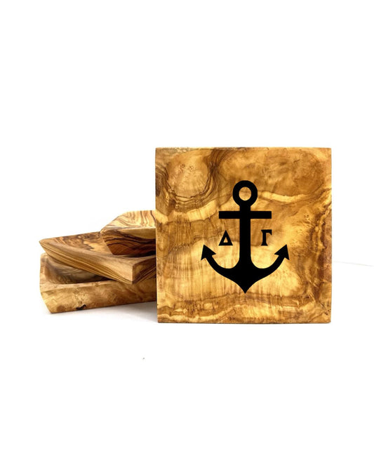 Delta Gamma Olive Wood Catchall| DG Catchall| Custom Sorority Gifts| Greek Life Gift| College Gift| Officially Licensed Accessories