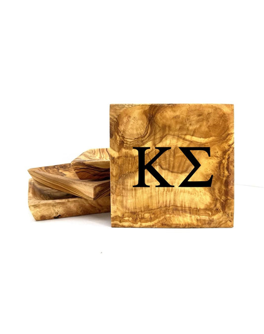 Kappa Sigma Olive Wood Catchall| K Sig Catchall| Custom Fraternity Gifts| Greek Life Gift| College Gift| Officially Licensed Accessories