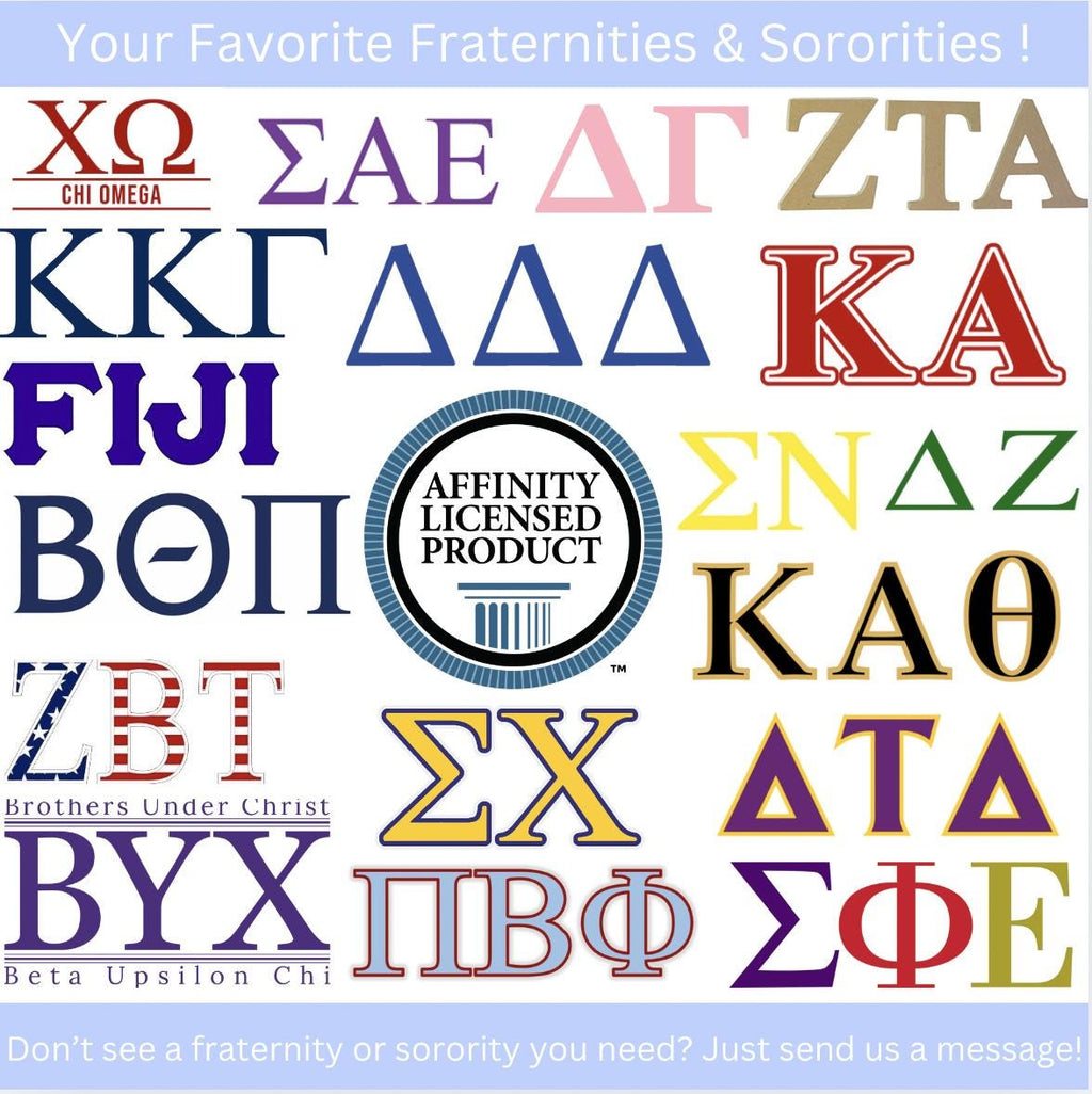 Custom Sigma Chi Leather Poker Set| Greek Life Poker Set| Fraternity Gift|College Gift| Cards, Chips, Dice| Officially Licensed Accessories