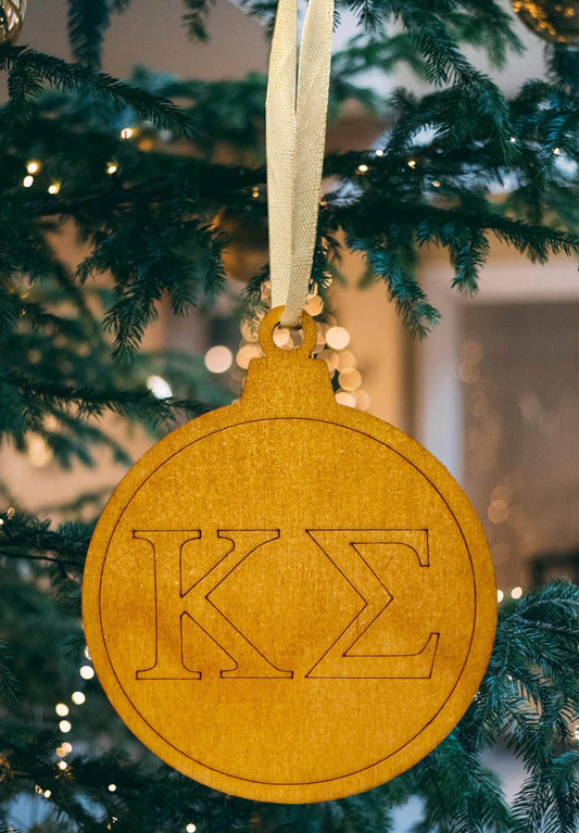 Kappa Sigma Christmas Ornaments| Custom Frat Gifts| Fraternity Ornament| Greek Life Gift| College Gift| Officially Licensed Accessories