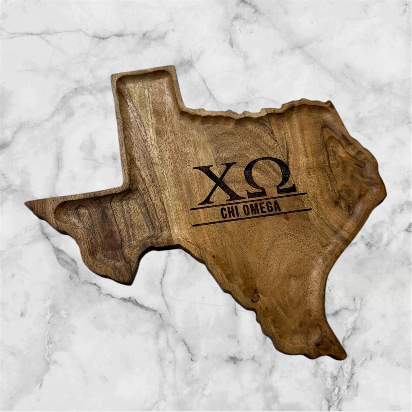 Custom Texas Shaped Serving Tray + Charcuterie Board|Dorm Gifts| New House Gifts|Soroity Gifts|College Gift| Officially Licensed Accessories