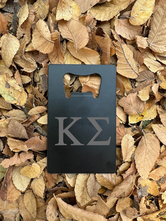 Custom Fraternity Metal Wallet Bottle Opener| Greek Life Bottle Openers| Fraternity Gifts| College Gift| Officially Licensed Accessories