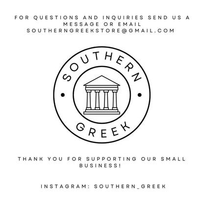 Southern Greek offers officially licensed fraternity and sorority gifts, perfect for bid day, big/little reveals, initiation, graduation, and alumni events. Our premium Greek merchandise includes custom barware, apparel, accessories, and more for top organizations like Sigma Chi, Kappa Alpha, Delta Gamma, and Alpha Phi. Whether you&#39;re celebrating Founders’ Day or shopping for a thoughtful brother or sister gift, Southern Greek delivers high-quality, authentic Greek life products