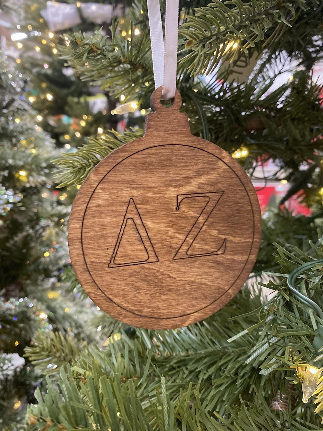 Delta Zeta Christmas Ornaments| DZ Ornaments| Custom Sorority Ornaments| Greek Life & College Gifts| Officially Licensed Accessories