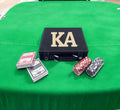 Kappa Alpha Order (KA) Fraternity Leather Poker Set