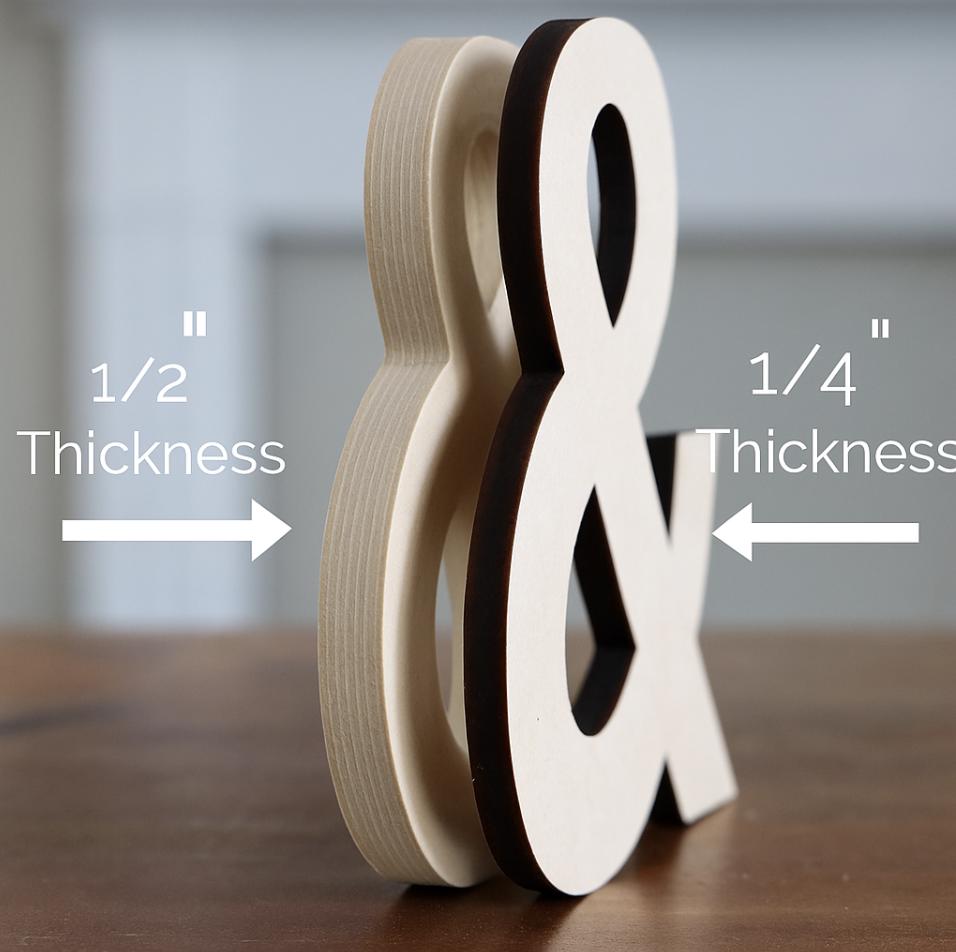 Custom Wooden Greek Letter Cutouts | Fraternity & Sorority Wall Decor | Personalized Greek Life Gift for Dorm, Chapter House, or Events