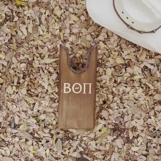 Beta Upsilon Chi (BYX) Fraternity Wooden Boot Jack| Custom Boot Jacks| Cowboy Boots Christan| College Gift| Officially Licensed Accessories